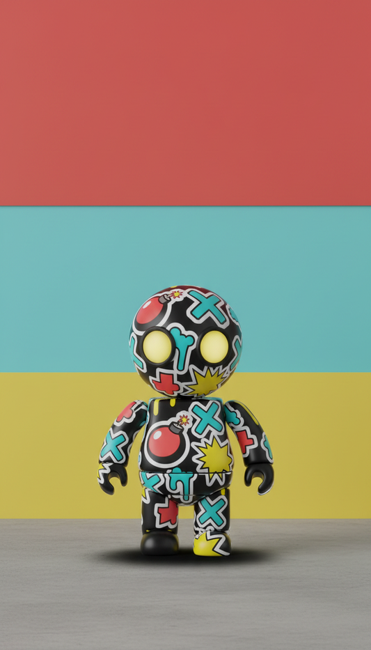 Sticker Bomber collectible figure